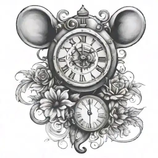Clock Birth Date Mouse