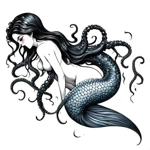 Mermaid Full Body Tentacles