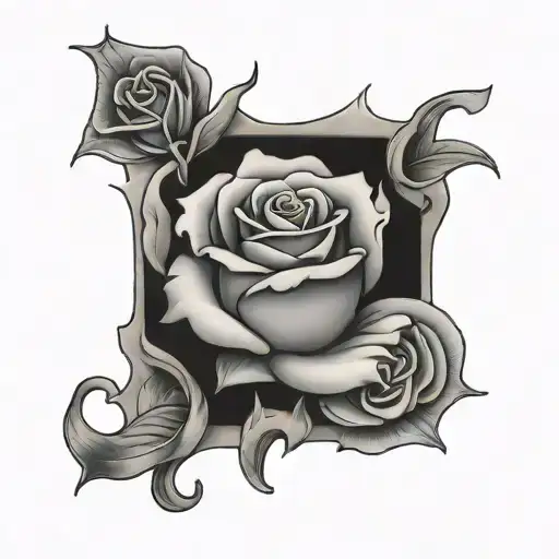 The Leter J With A Rose