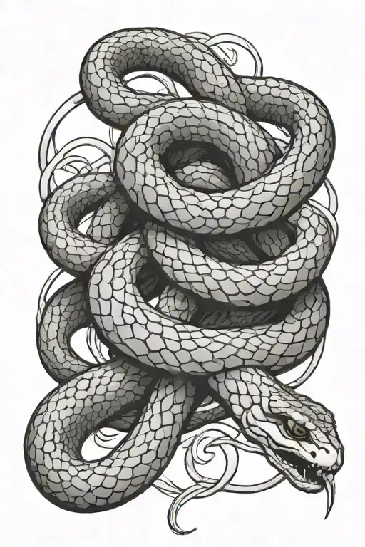 World Snake Intertwined