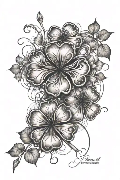 Natual Smoke Rolling Up My Arm Forming Four Leaf Clover In Mutiple Spots Throught Out The Full Sleve