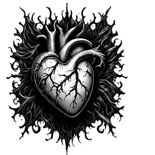 Heart Surrounded By Darkness