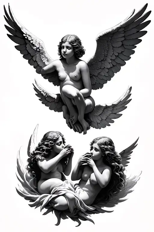 Hear No Evil See No Evil Speak No Evil Angels Flying