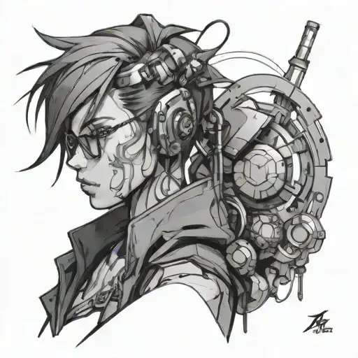 Cyberpunk Anime Lucya