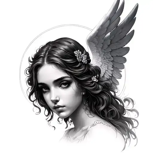 Female Angel Face