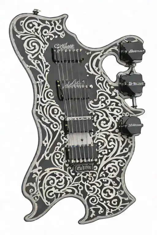 Schecter Synysters Gates Custom-s Guitar Headstock And Neck
