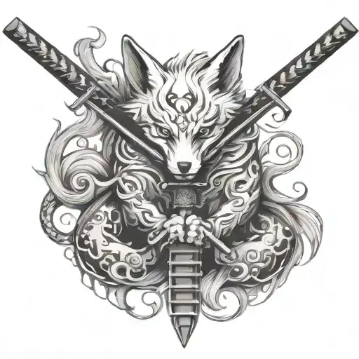 Kitsune Katana Irradiated With Licorice