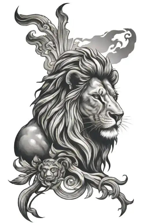 Lion And Sun