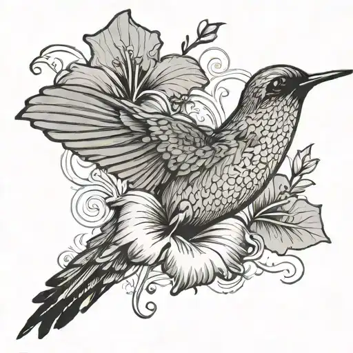 Hibiscus Hummingbird