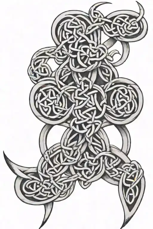 Celtic Knots Weaving Together