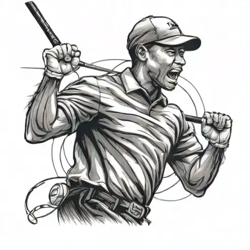 Tiger Woods Dancing To Techno Music