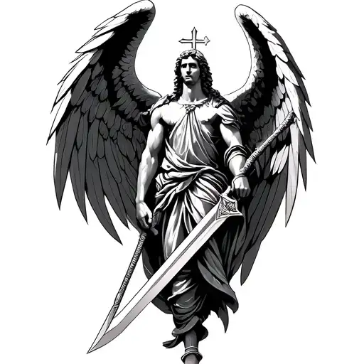 Saint Michael Archangel With Sword