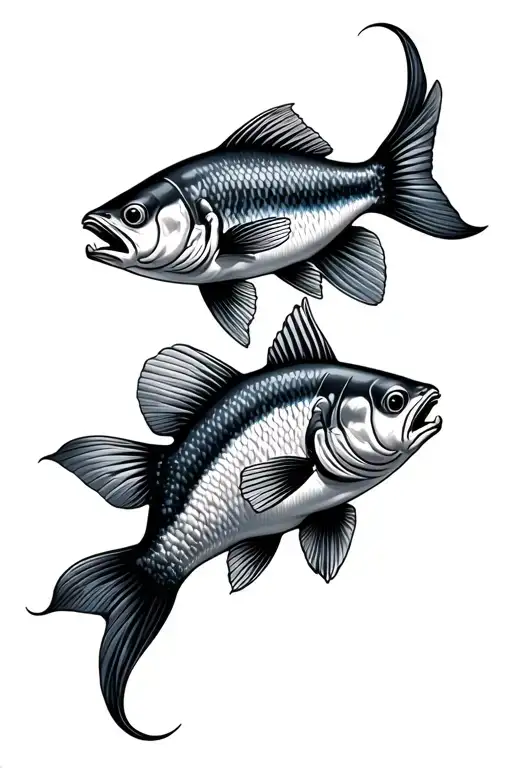 One Fish Swimming In Opposite Direction Of Other Fish