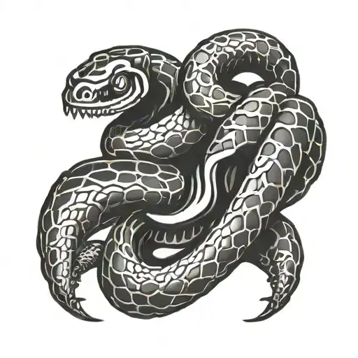 Broken Heart Snake Knuckle Duster