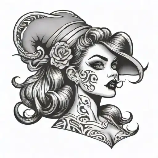 Halloween Pin Up Girl