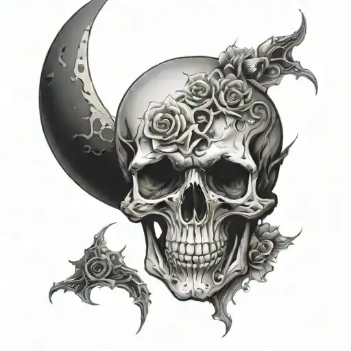 Skull Moon In