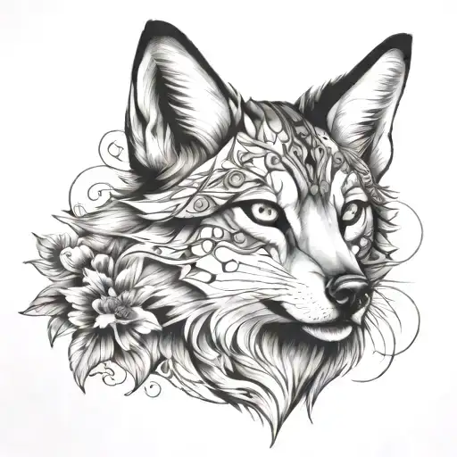 A Beautiful Butterfly Morphing Into A Lupus Wolf