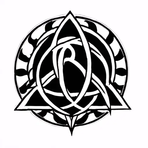 Triquetra In The Style Of Sailor Moon