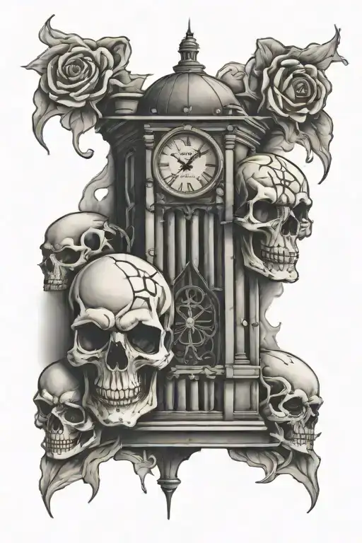 Skulls Bars Clock Tower