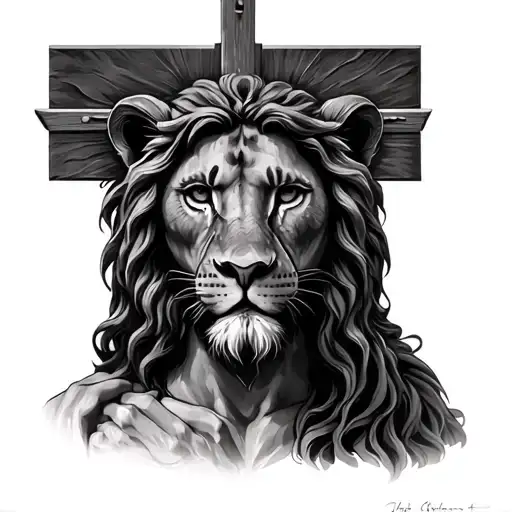 Lion And Jesus Christ