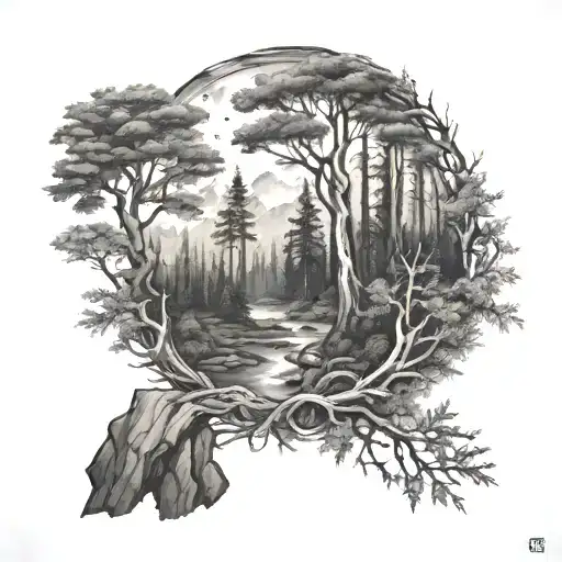 Forest Theme Full Sleeve