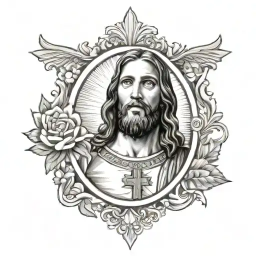 Jesus And Picture Frame