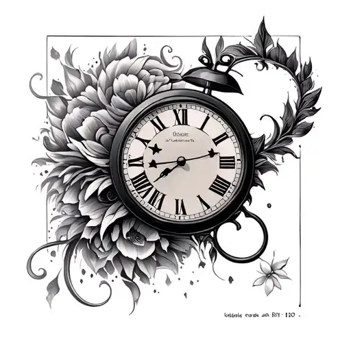 Birth Date Clock Inside