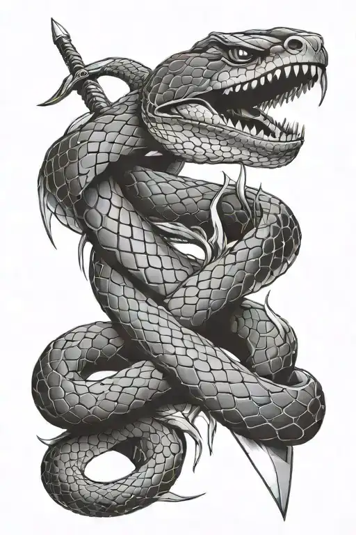 Snake And Sword