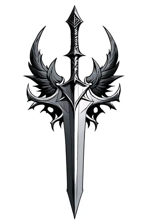 Dagger Valhalla Runes Symbol