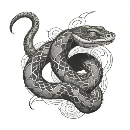 Snake And Maori