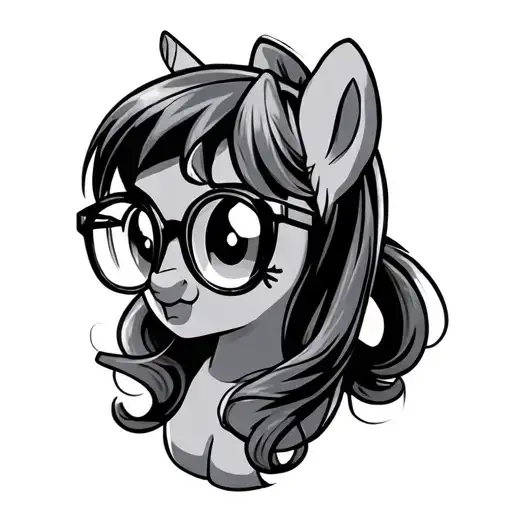 My Little Pony With Glasses