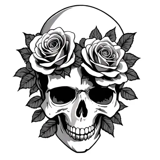 Skull Roses Encouraging Moral Value Banners Jennifer