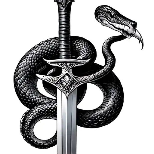 Snake And Sword