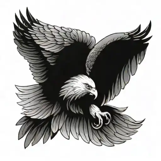 Eagle With Scales