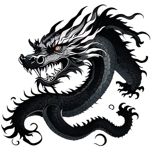 Intimidating Chinese Dragon
