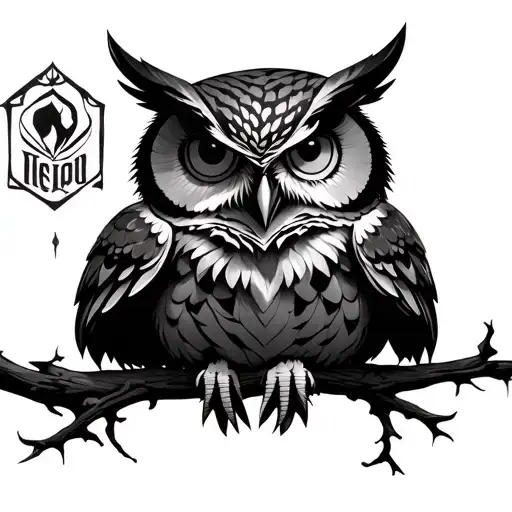 Half Owl And Anime Elements