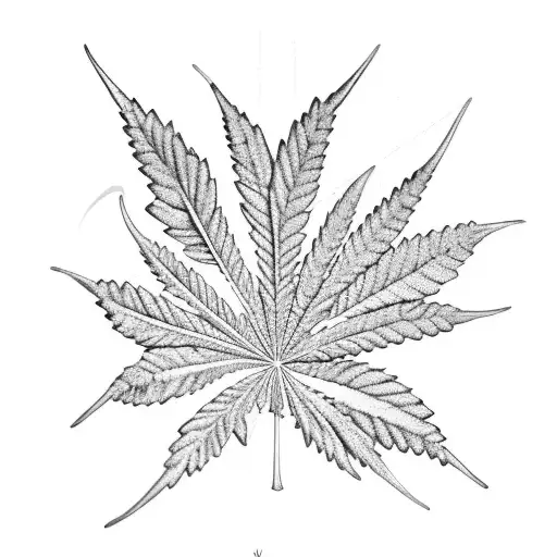 A Family Tree Made Up Of Marijuana Leaves With Musical Notes As The Branches