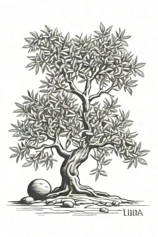 Libra Palestinian Olive Tree