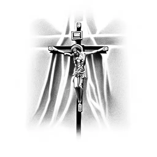 Crucifix Made Of Dna