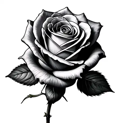 Rose With Macey As The Stem Wrapped