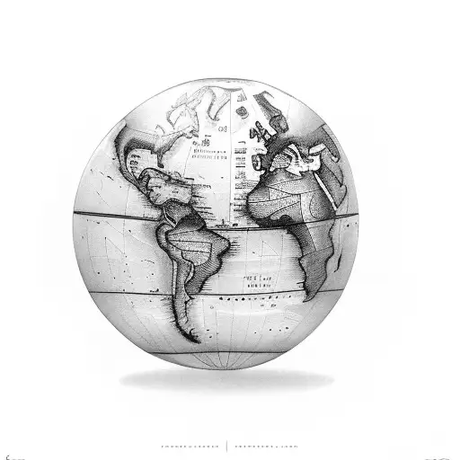 Atlas World Globe Including The Name Atlas