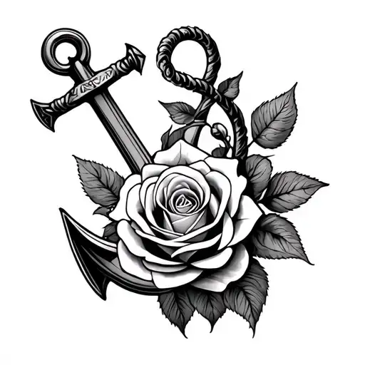 Anchor And Rose