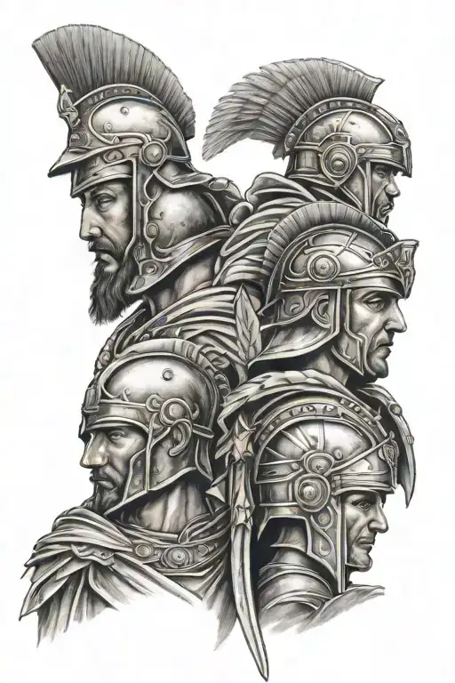 Roman Soldiers Family