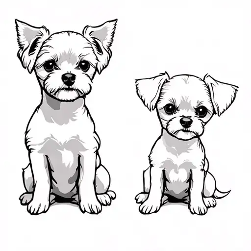 Bichon Havanese Dog And Chihuahua Terrier Mix Dog