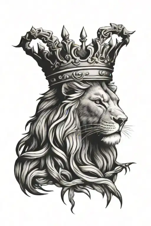 Lion With Crown Of Thorns