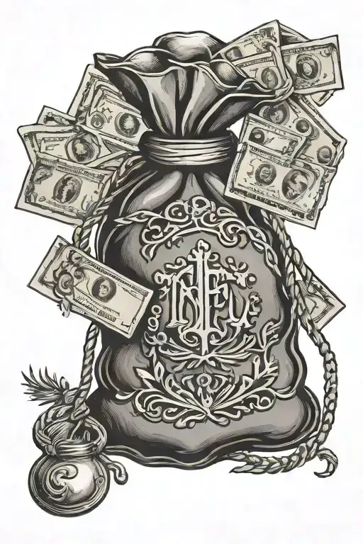 Early American Money Bag