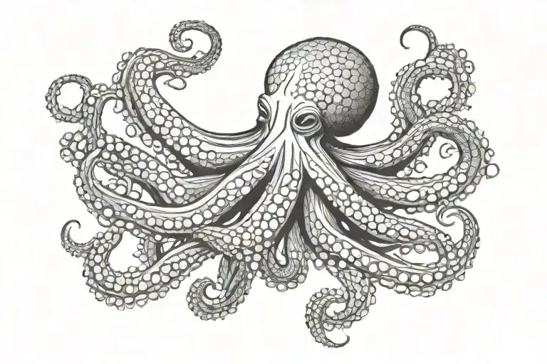 Octopus Sacred Geometry Seashells