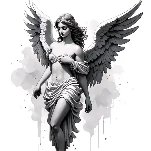 Angel With Wings Made