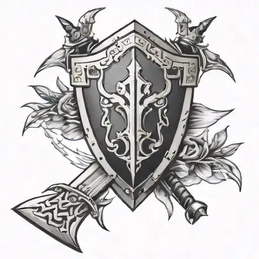 Sword Bow Shield Arrows