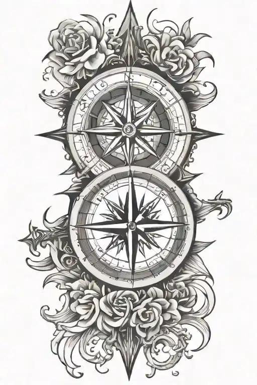 A Christian Inspired Compass Rose